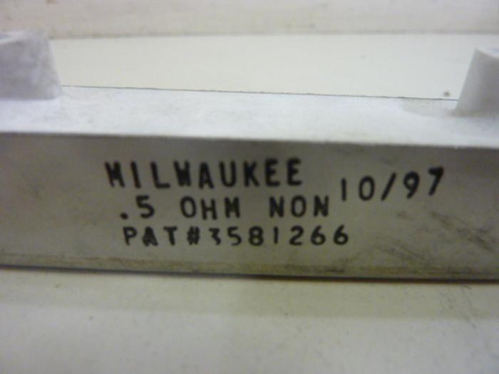 Used MILWAUKEE Resistor 3581266 #65983