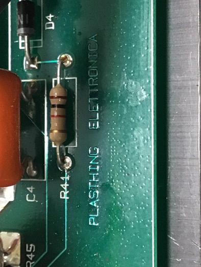 Used PLASTHING 4 Zone Control Card MSCC 4X24-01 #119240