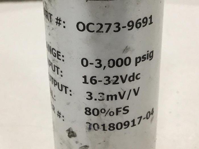 Used DYNISCO Pressure Transducer OC273-9691 #114849