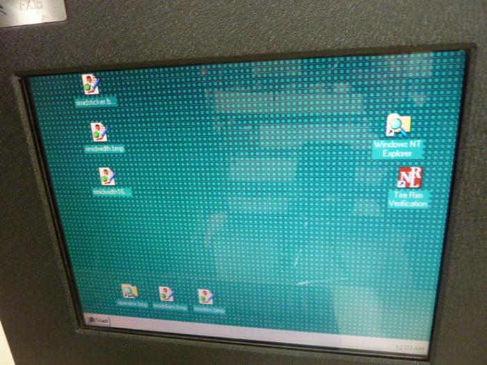 Used CALIFORNIA DESIGNS & SYSTEMS Operator Interface FX15 #49627