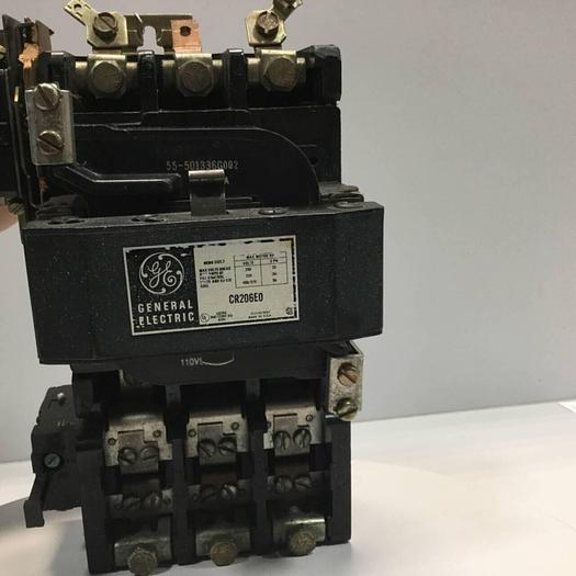 Used GENERAL ELECTRIC (G.E.) Motor Starter Size 3 CR206E0 #94146