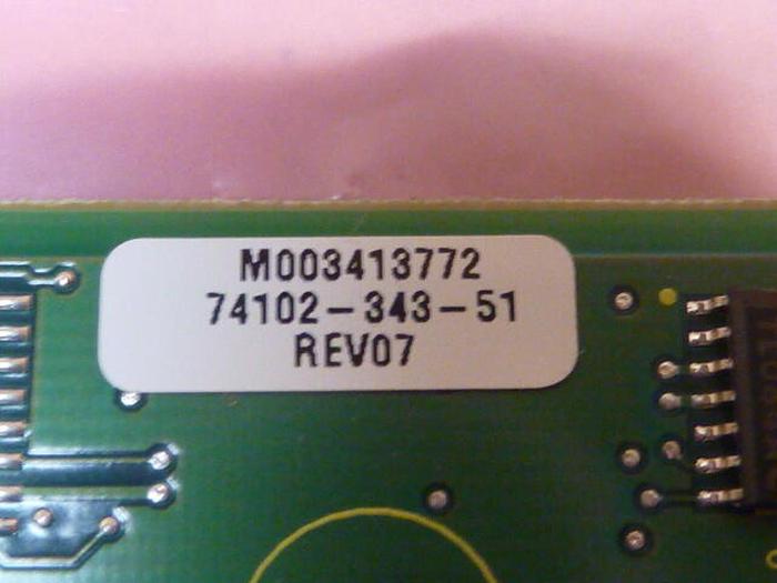 Used ALLEN BRADLEY Circuit Board 74102-343-51 #36710