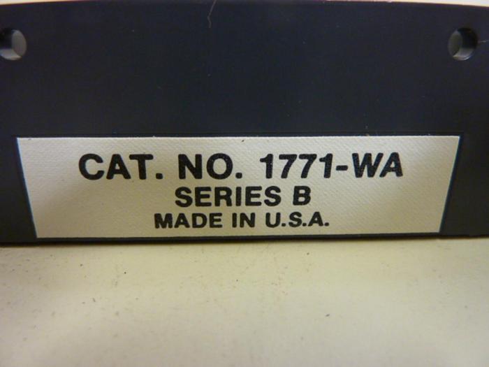 ALLEN BRADLEY Arm Field Wiring 1771-WA SER B #52670