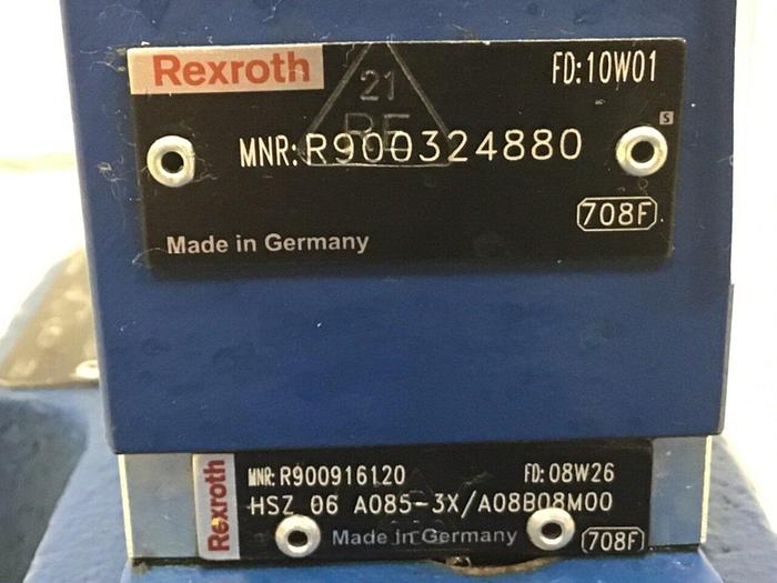 Used REXROTH Valve H-4WEH 25 E66/6SCG24K4QM0G24 Used