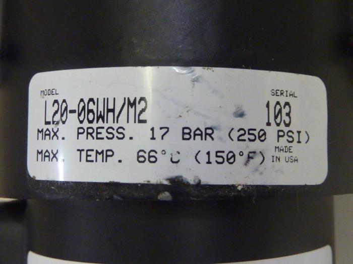 Used WATTS Lubricator L20-06WH/M2 #47437