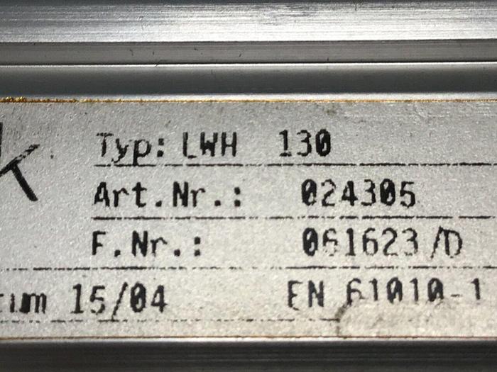 Used NOVOTECHNIK Linear Transducer LWH130 Used