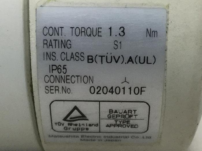 Used PANASONIC Servo Motor MSMA042414 #109714