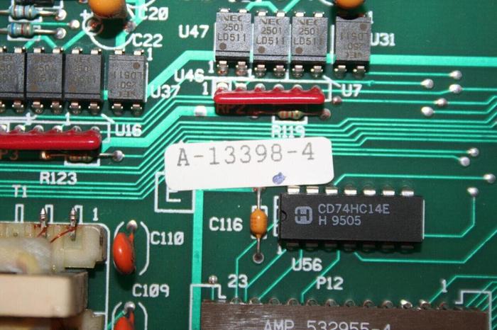 Used BARBER COLMAN Temp Control Circuit Board A-13398-4 Used