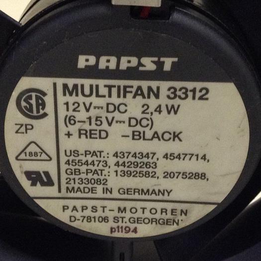 Used PAPST MultiFan 3312 #78788