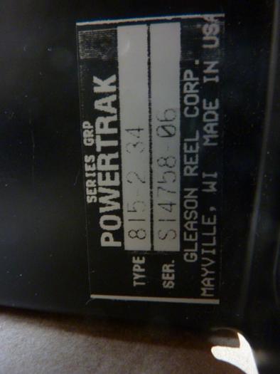Used GLEASON Cable Way Powertrak 815 2 34 #40620