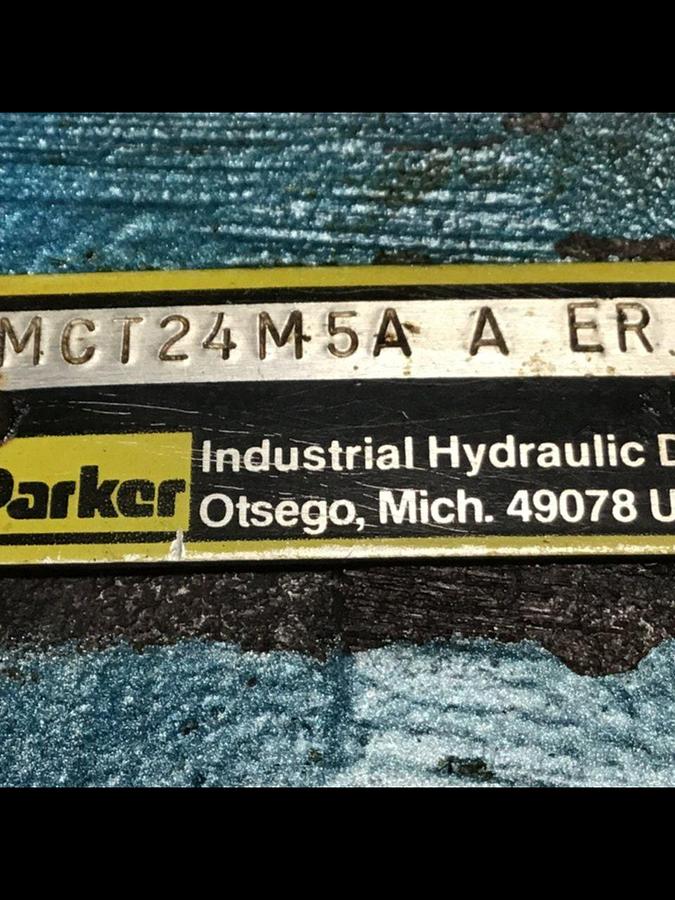 Used PARKER Valve MCT24M5A A ER USED
