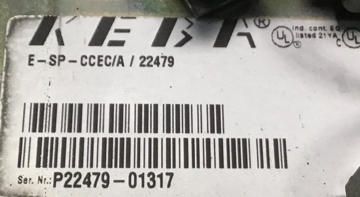 Used KEBA Operator Panel E-SP-CCEC/A/22479 USED