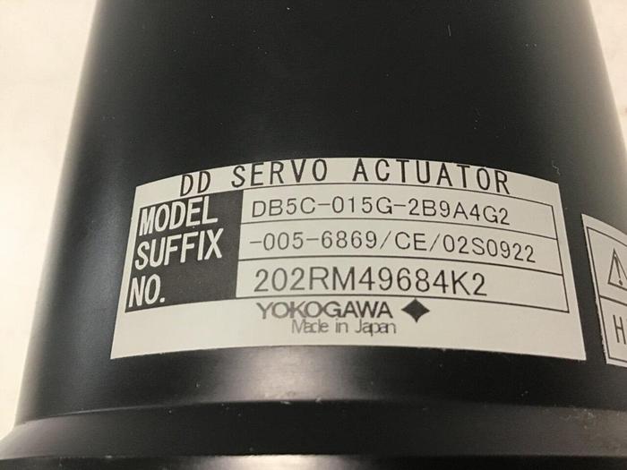 Used YOKOGAWA DC Servo Actuator DB5C-015G-2B9A4G2-005-6869/CE #128099