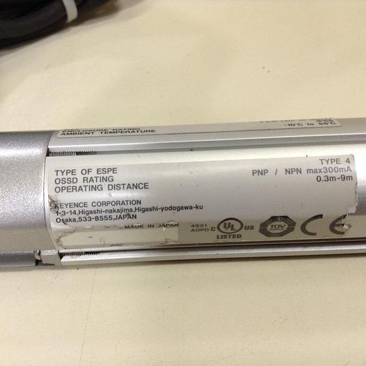 Used KEYENCE CORP Light Curtain Receiver SL-C32H-R #79663