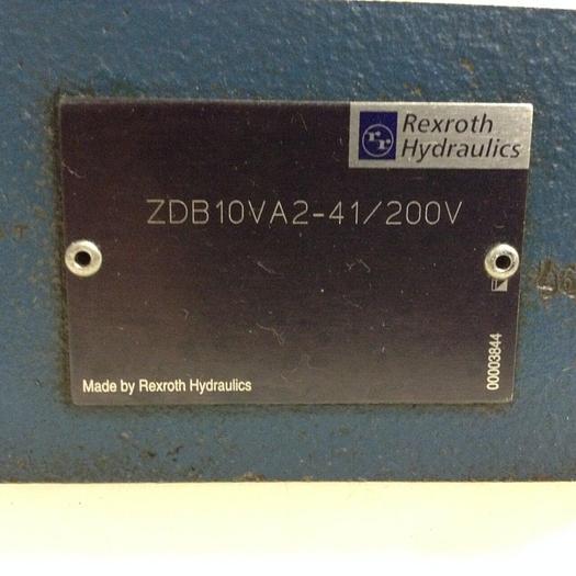 Used REXROTH Valve ZDB10VA241200V #87841