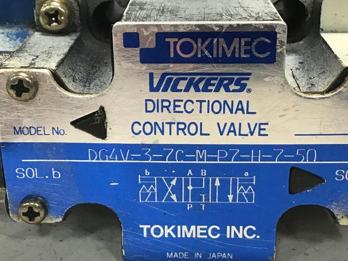 Used VICKERS Tokimec Directional Control Valve DG4V37CMP7H750 #128568