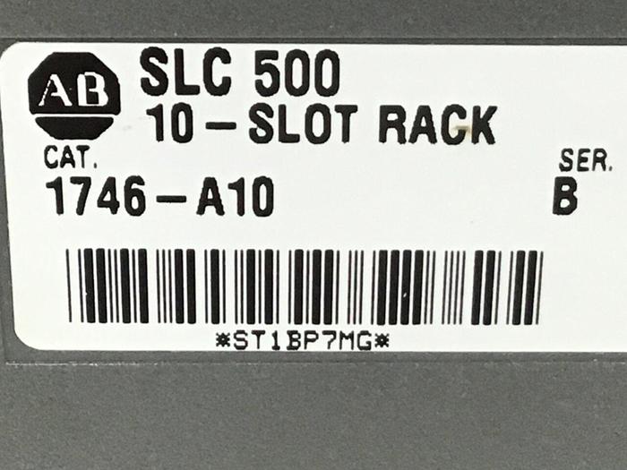 Used ALLEN BRADLEY Power Supply, Slot Rack 1746-P2 SER C / 1746-A10 SER B #118397