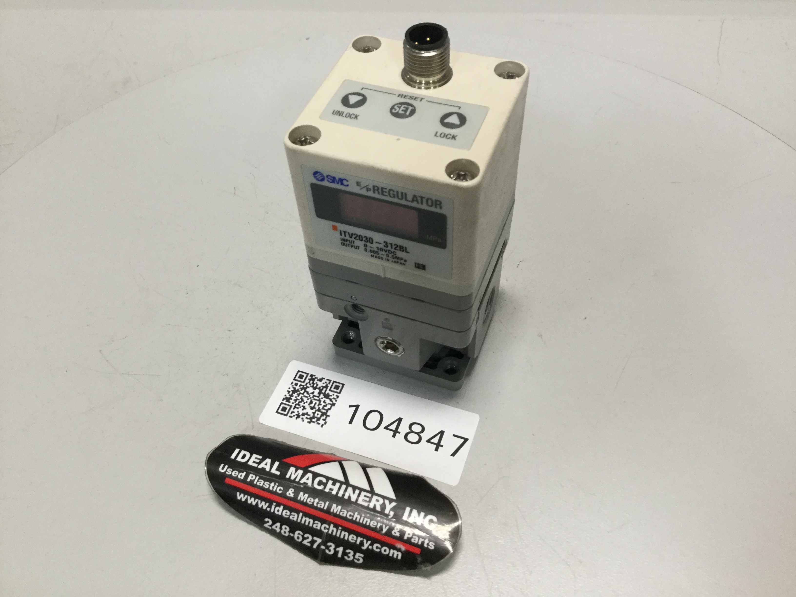Used SMC Regulator ITV2030-312BL Used