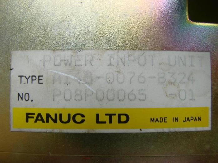 Used FANUC Power Input Unit A14B-0076-B324 #7231