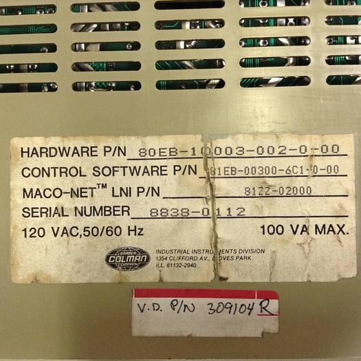 Used BARBER COLMAN Process Module 80EB-10003-002-0-00 #78210