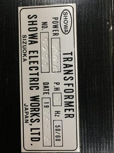 Used SHOWA 800 VA Transformer ST800VA #102615