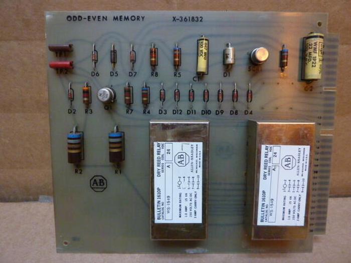 Used ALLEN BRADLEY Memory Circuit Board X-361832 #27252
