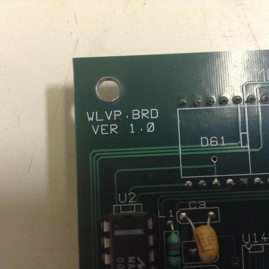 Used MOULD TEK Circuit Board WLVP BRD #85103