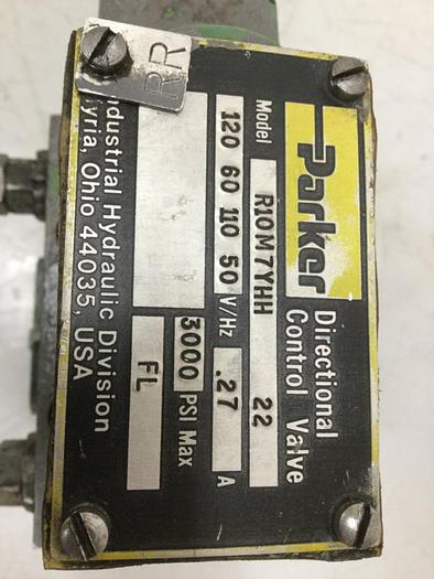 Used PARKER Directional Control Valve R10M7YHH22 #103203