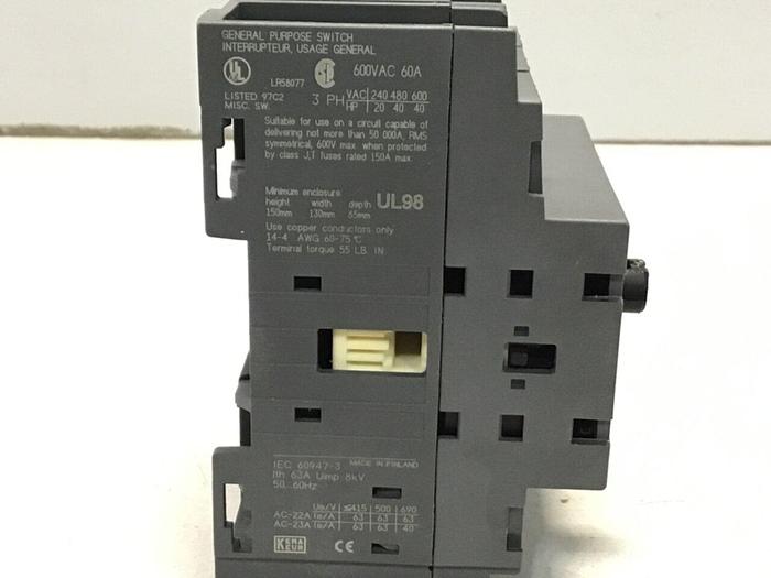 Used BUSSMANN Circuit Breaker CDNF60 #124106
