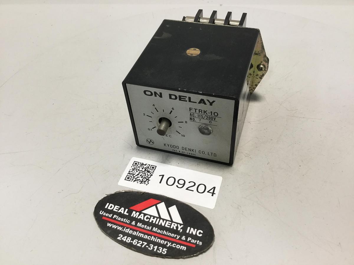 Used KYODO DENKI On Delay Timer FTRK-10 Used