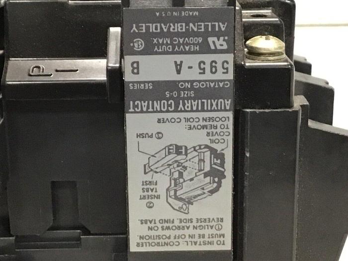Used ALLEN BRADLEY Contactor 500-COD930 SER B #141038