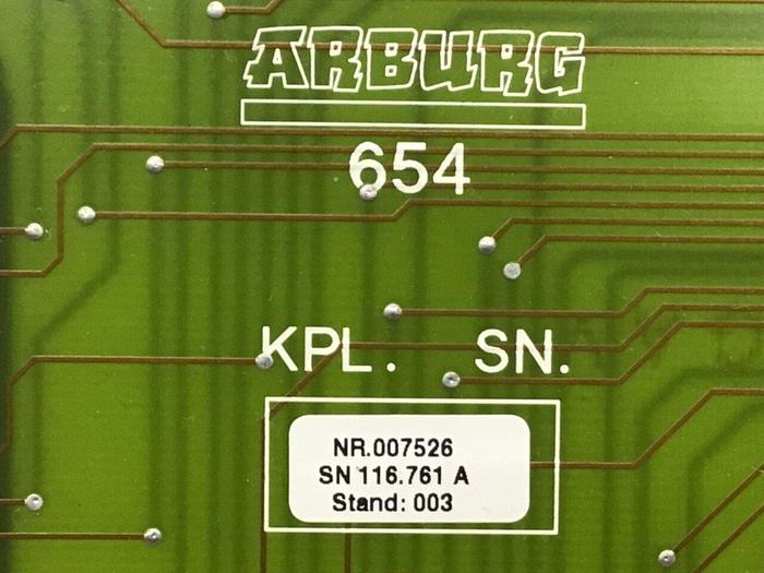 Used ARBURG Circuit Board ARB 654 USED