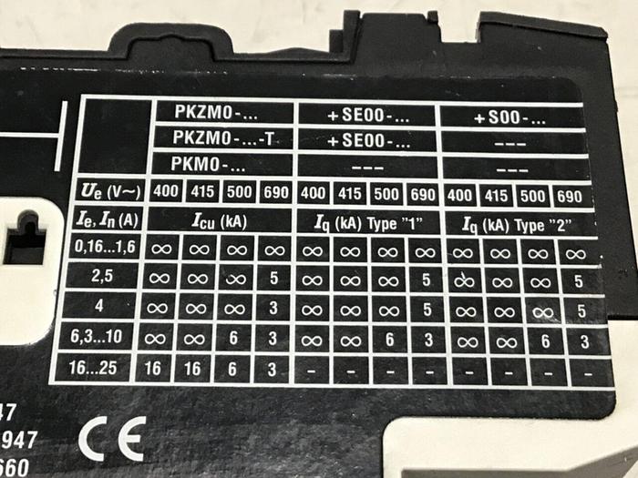 Used MOELLER Circuit Breaker Motor PKZM0-2.5 #128856