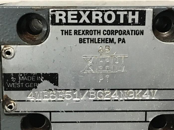 Used REXROTH Valve 4WE6E51BG24N9K4V Used