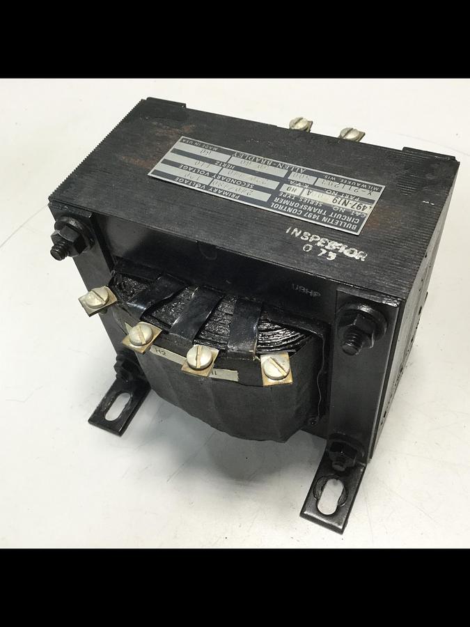 Used ALLEN BRADLEY .500 kVA Transformer 1497-N19 SER A Used
