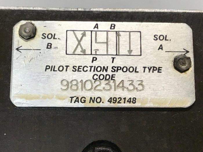 Used BOSCH Valve 081WV16P1V3004FXYWS02400D51 #115866