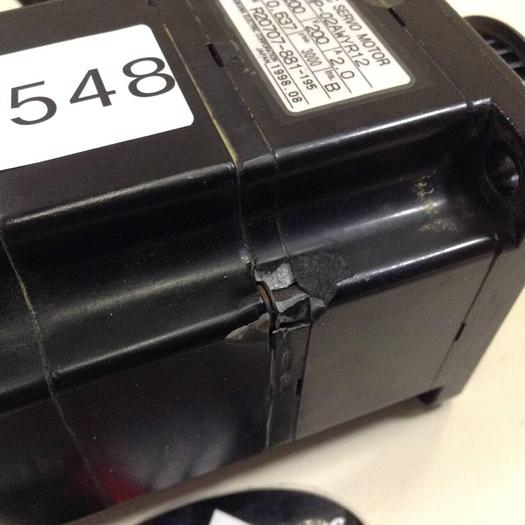 Used YASKAWA ELECTRIC AC Servo Motor SGMP-02AWYR12 #73548