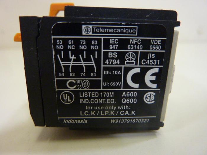 Used TELEMECANIQUE Contactor LA1KN31 #75807