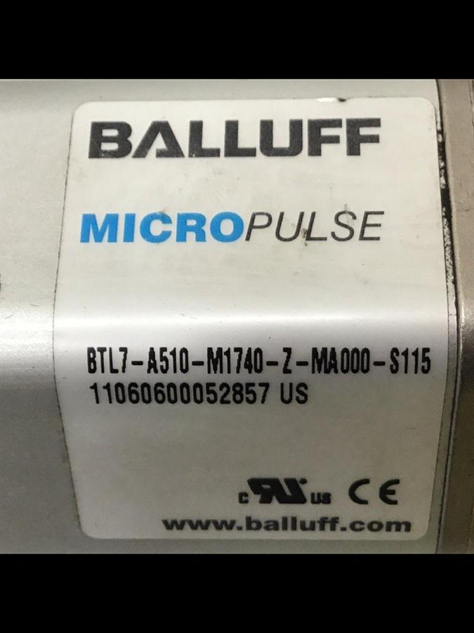 Used BALLUFF Linear Transducer BTL7-A510-M1740-Z-MA000-S115 #134013