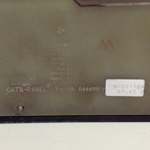 Used VAN DORN CRT Pathfinder Control Keypad A-13201-101 #80545