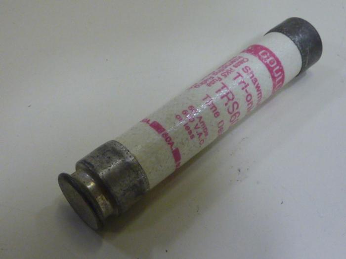 Used GOULD / SHAWMUT 60 Amp Fuse TRS60R #62384