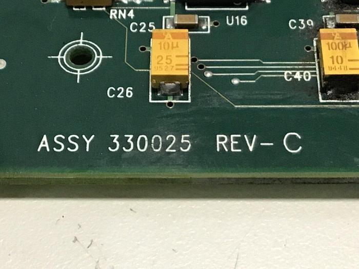 Used VAN DORN Analog Circuit Board 330025 PC330-025 Used