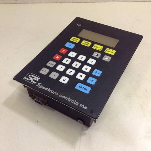 Used SPECTRUM CONTROLS Operator Interface Panel S0I-200-AB-120A-28K-485-RTC #72119