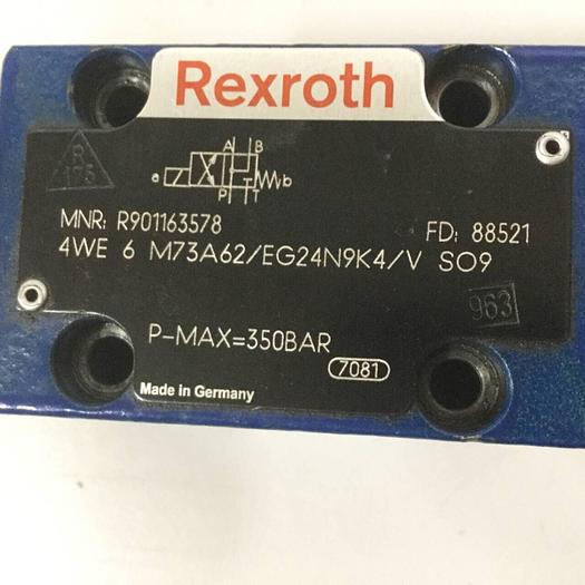 Used REXROTH Valve 4WE6M73A62EG24N9K4VSO9 #90888
