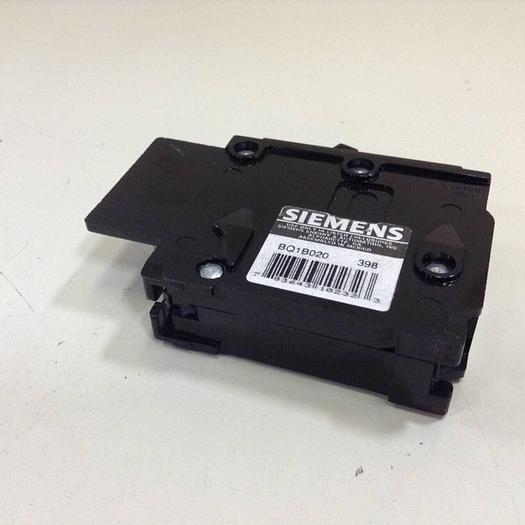 Used SIEMENS 20 Amp Circuit Breaker BQ1B020 #77460