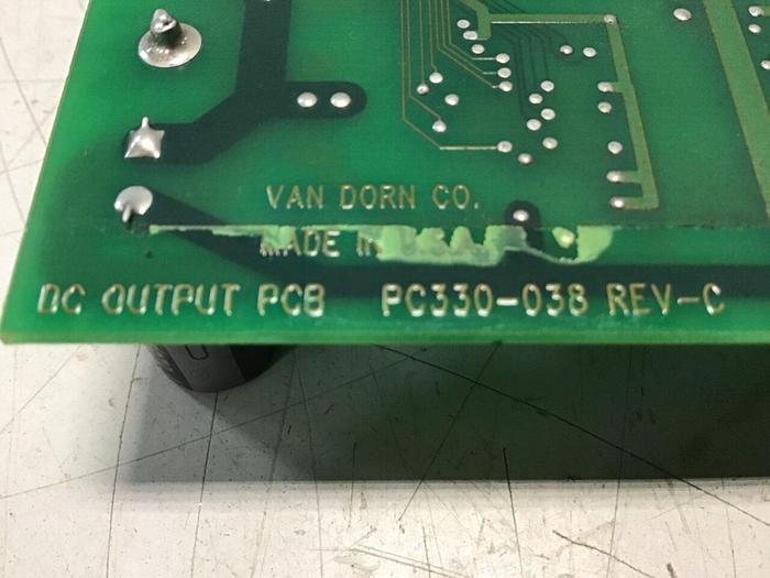 Used VAN DORN Pathfinder DC Output Board PC330-038 Used