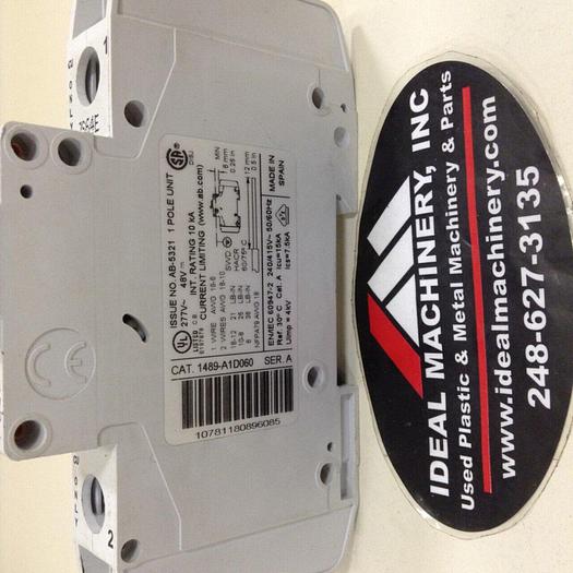 Used ALLEN BRADLEY 6 Amp Circuit Breaker 1489-A1D060 SER A #74217