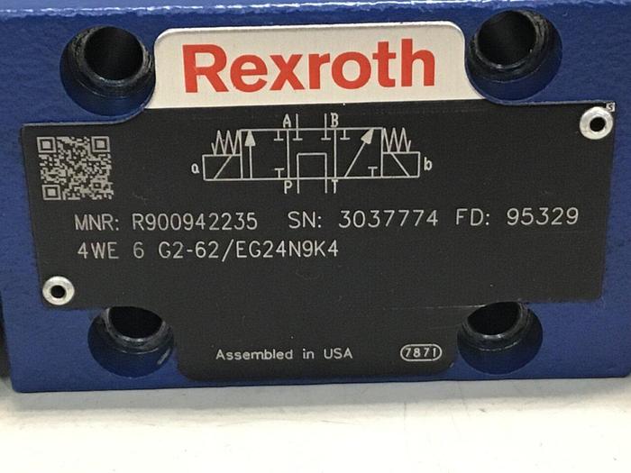 Used REXROTH Valve 4WE 6 G2-62/EG24N9K4 #132063