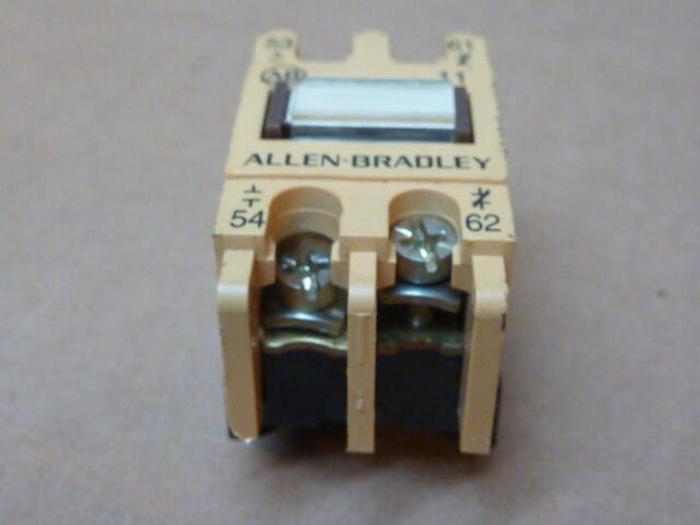 Used ALLEN BRADLEY Auxiliary Contact 195-FA11 SER A #79594