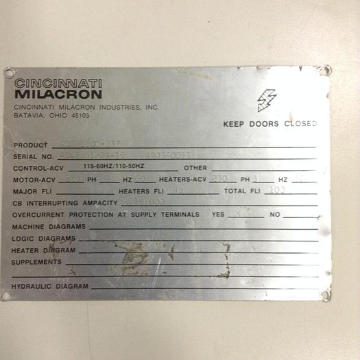 Used FUJI ELECTRIC Die Height Motor BSSG202P 100 #82928